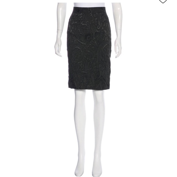 JENNI Kayne lace paisley pencil skirt